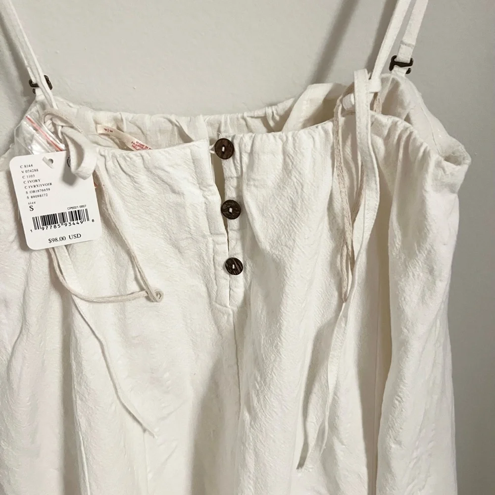 Free People Cream/ Off White Maxi Dress NWT - Picture 6 of 13